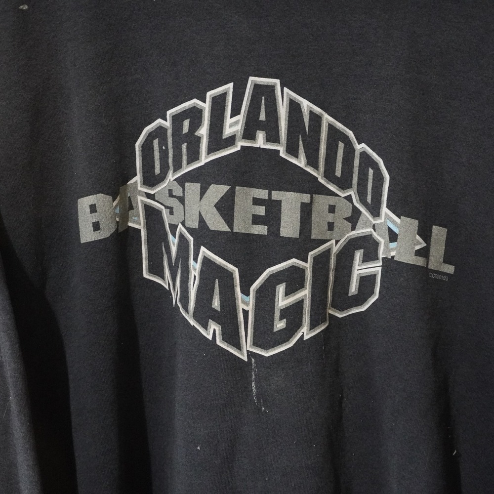 Vintage Orlando Magic Basketball Sweatshirt Golden‎ Court Bill Russell XL - Picture 2 of 9